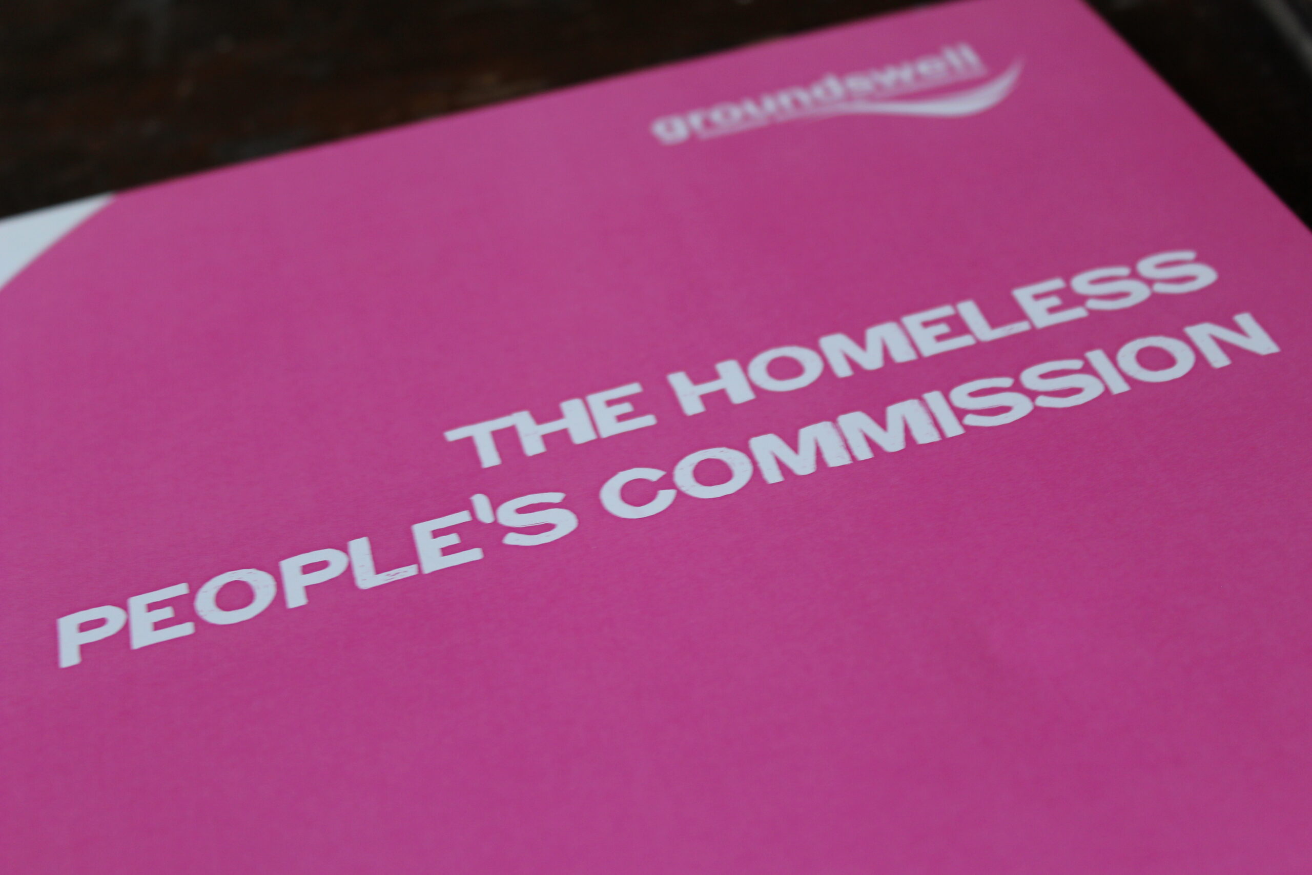 Front cover of the homeless peoples commission good summary report