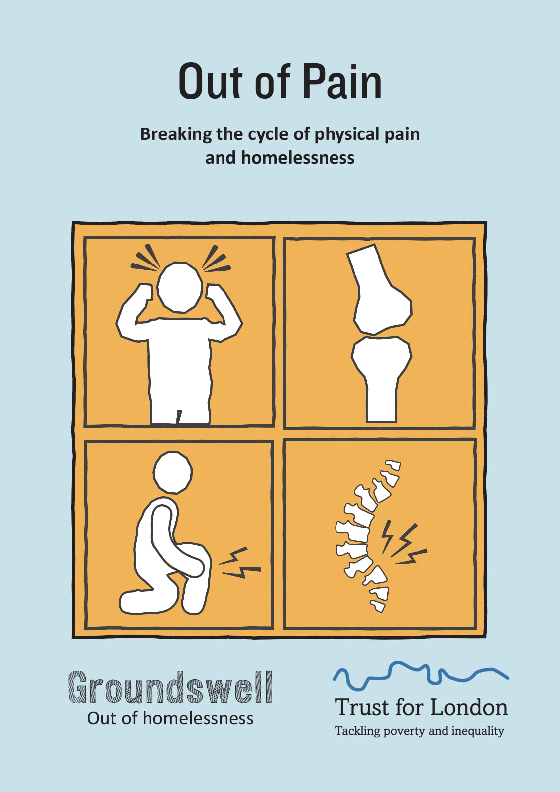 Out of pain front page