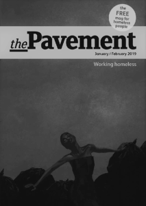 Working homeless pavement