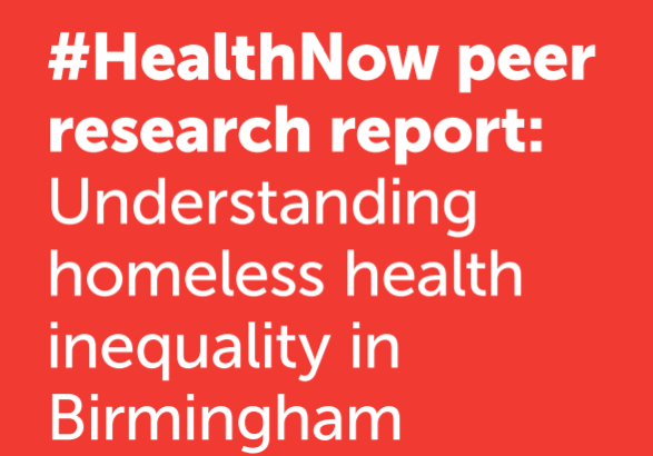 Crisis and Groundswell HealthNow Birmingham research March