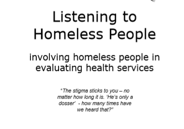Listening to homeless people
