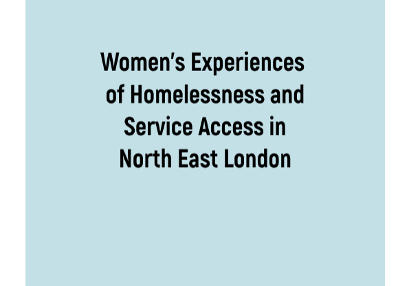 Womens homelessness research cover